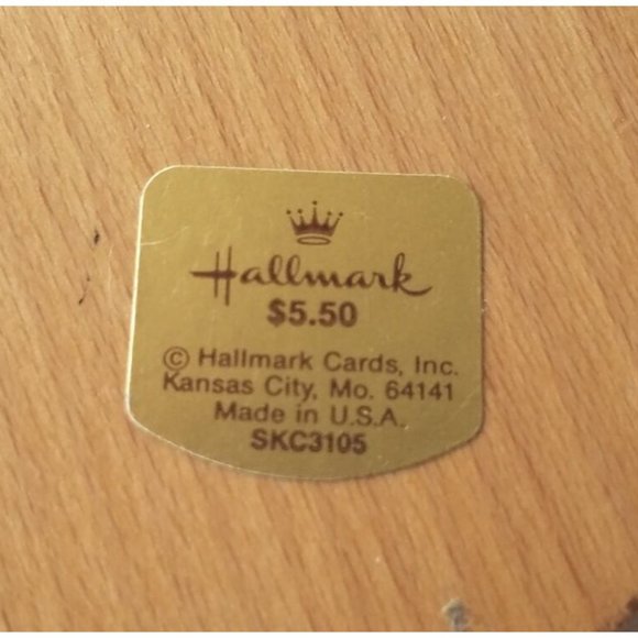 Follow Your Heart Keychain Vintage Hallmark Floral Today is the Day Retro 80s - Picture 6 of 6